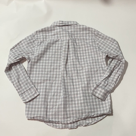 Janie And Jack Boys Black & White Dress Shirt Sz 8 - Picture 2 of 3